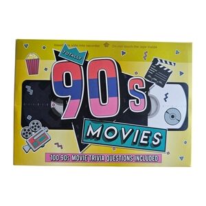 90s Movies Trivia Game - Yellow and Black